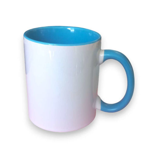 Picture of PERSONALISED MUG LIGHT BLUE